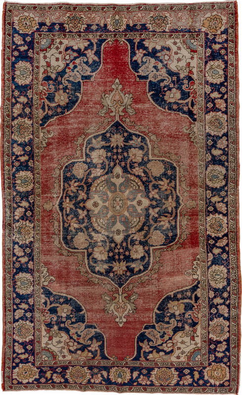 Antique Oushak Area Rug (5' x 9')